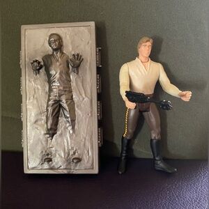 1996 vintage Han Solo Star Wars figurine